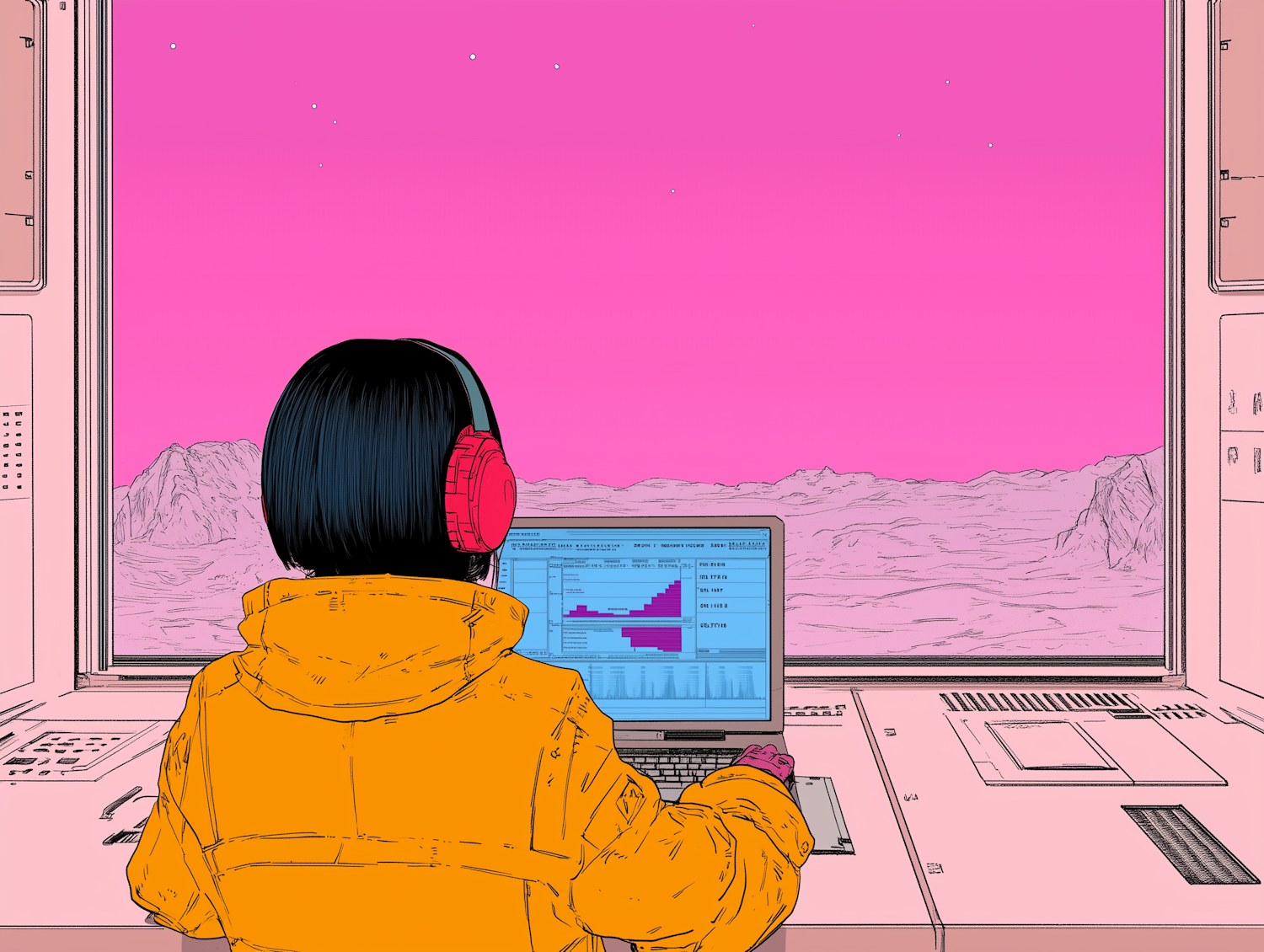 A person working alone in a home office, looking thoughtful or isolated, reflecting the challenges of remote sales work without direct oversight.