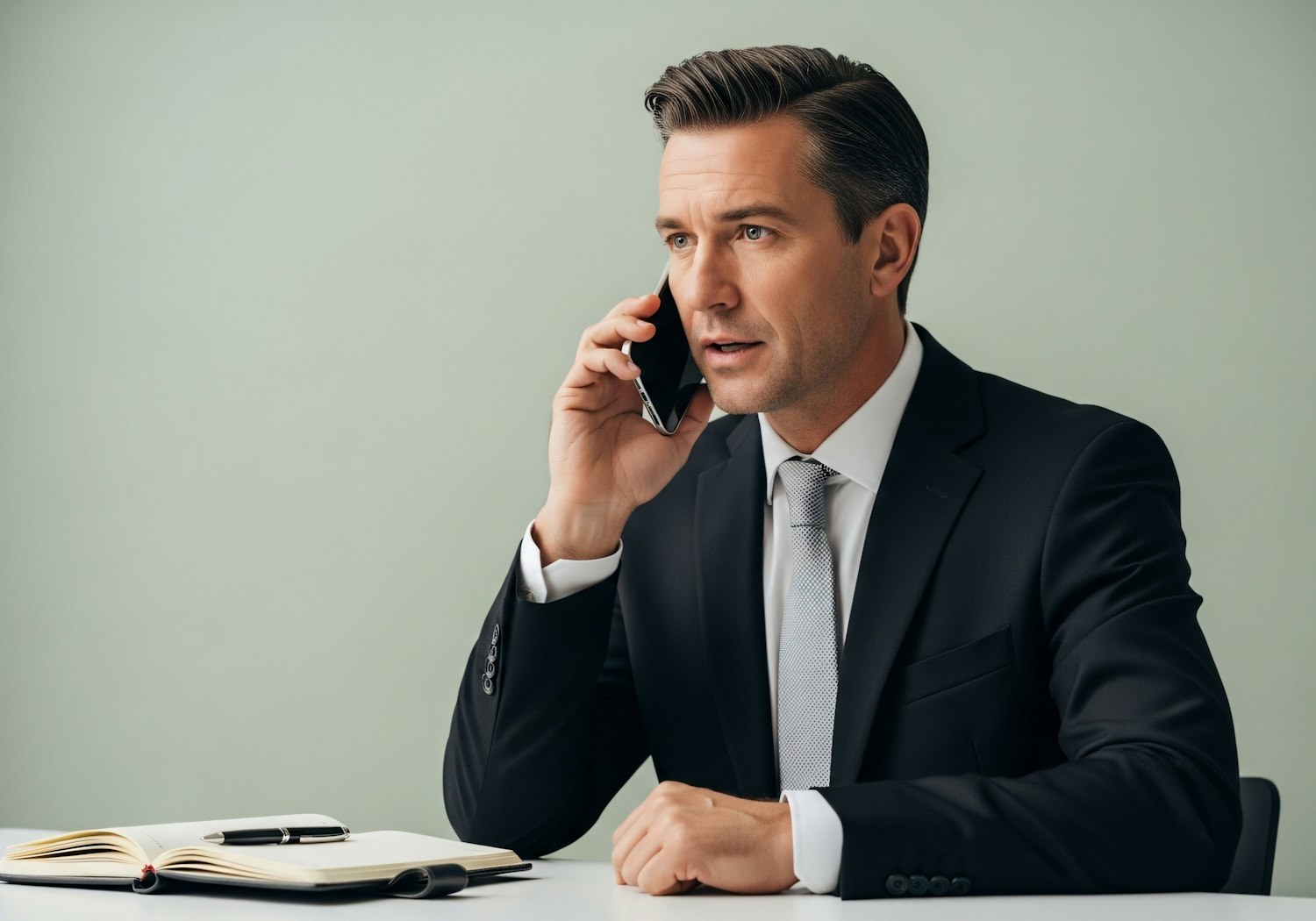 A sales coach and a salesperson are shown intently reviewing a recorded sales call on a computer screen, highlighting the importance of feedback loops.