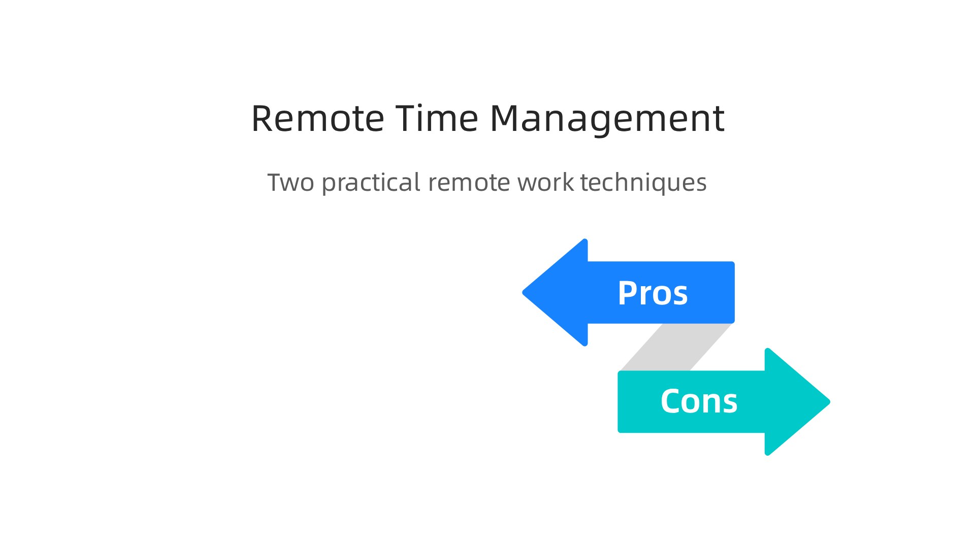 An infographic illustrating practical time management techniques like time-blocking and the Pomodoro method, essential for maintaining focus and productivity in remote work settings.